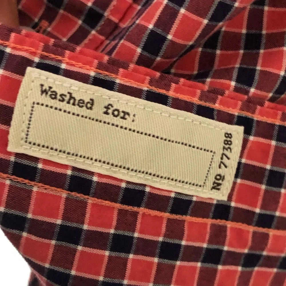 NWOT Sean x J. Crew Men’s Plaid Button Down